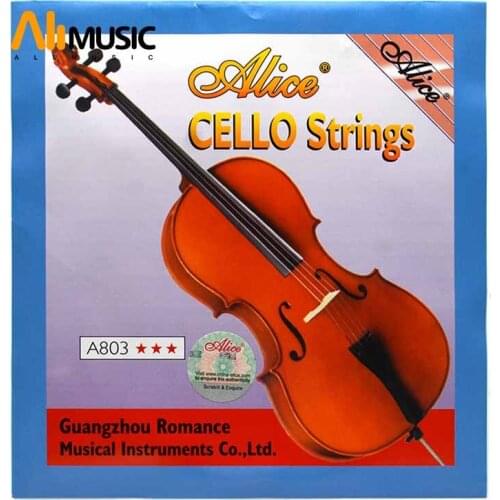 Alice A803 Cello Strings Steel Core Nickel Silver Wound 1st-4th Strings
