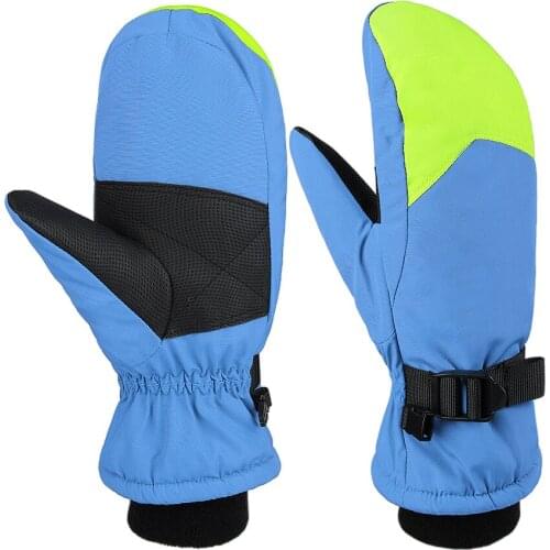 Waterproof Children Kids Skiing Snowboard Gloves Outdoor Cycling Climbing Warm Gloves Snow Mittens Ski Gloves