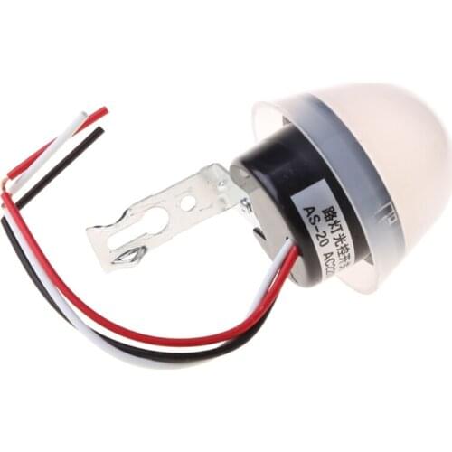 AS-20 Rainproof Automatic Auto On Off Photocell Street Light Sensor Switch AC 220V 50Hz Photo Control Photoswitch
