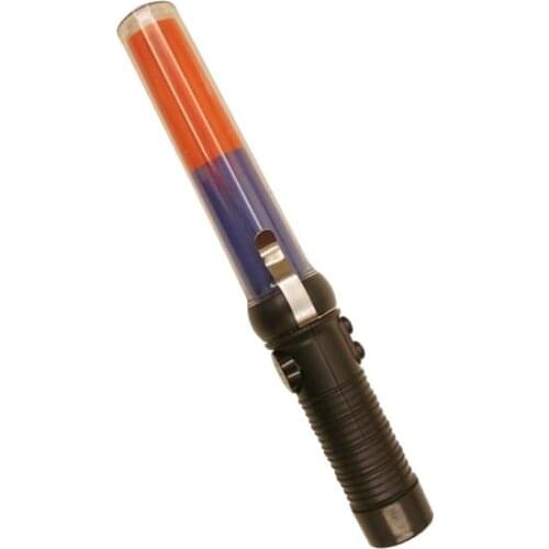 40CM Red Blue Tube LED Flashing Warning Road Traffic Baton With Honking And Magnet