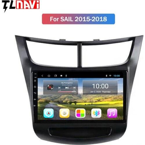 2G RAM 9 inch Android 10 full touch car multimedia system for Chevrolet Sail 2015-2018 car gps radio navigation