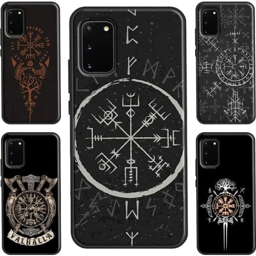 Viking Vegvisir Odin Nordic For Samsung Note 20 Ultra Note 10 Plus Case For Galaxy S21 Ultra S20 FE S8 S9 S10 Plus
