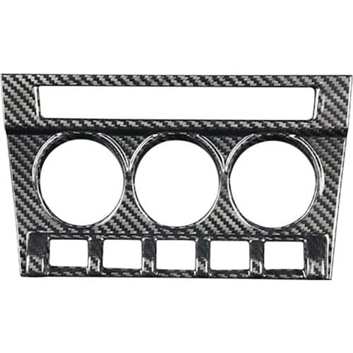 For Subaru BRZ Toyota 86 AC A/C Warning Light Dashboard Switch Panel Center Console Carbon Fiber Cover Trim Bezel