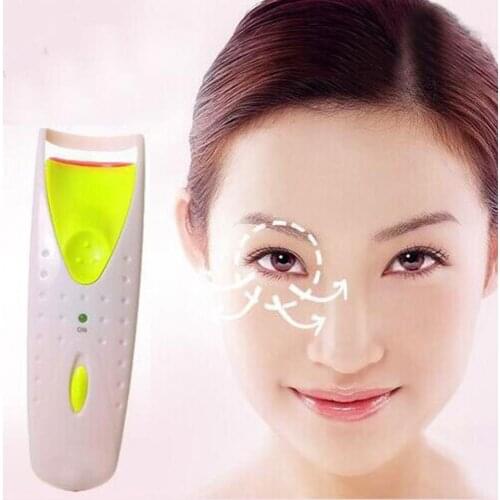 Electric Instant Heated Eyelash Curler Lasting Lashes Clip Women Beauty Tool
