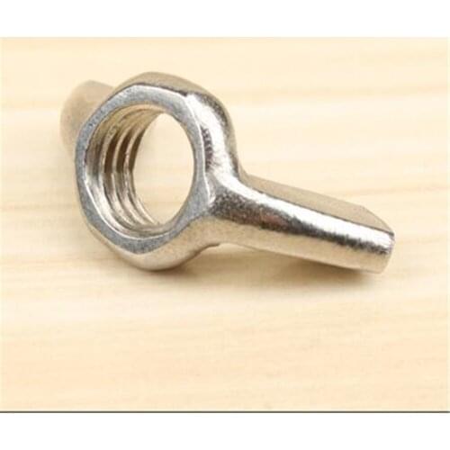 M4m5m6m8m10m12 Flange Nut Hand Screw Hexagon 201 Stainless Steel Fastener Screw Cap Ingot Nut