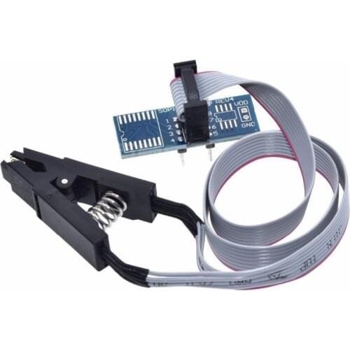 Imported SOIC8 SOP8 test clip wide and narrow body general sop8 free disassembly chip test burning clip