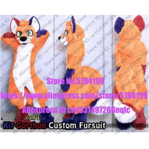 Customized Available REAL PHOTO CAT full sets husky dog Suit fursuit BJ0047 Costume fox Party Fancy Dress Carnival Gift