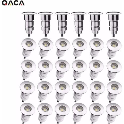 Exquisite Silver Surface Hallway Walkway Inground Outdoor Under Deck Lighting UK Decking Strip Lights 1pcs LED 30pcs/set F102-30