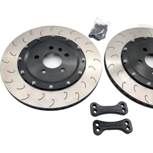 JEKIT high-performance rear brake disc 355x22 rotor and aluminum alloy center cap with bracket for the 19-inch Mustang car