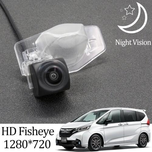 Owtosin HD 1280*720 Fisheye Rear View Camera For Honda Freed MK1 MK2 2008-2019 Car Backup Parking Reversing Monitor Accessories