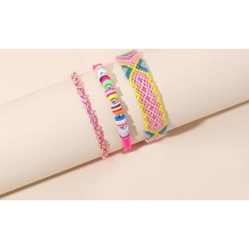 Classic Hand-weave Chain Ethnic Style Bracelets For Women Summer Bohemia Fashion Adjustable Charm Bracelet & Bangle Jewelry gift