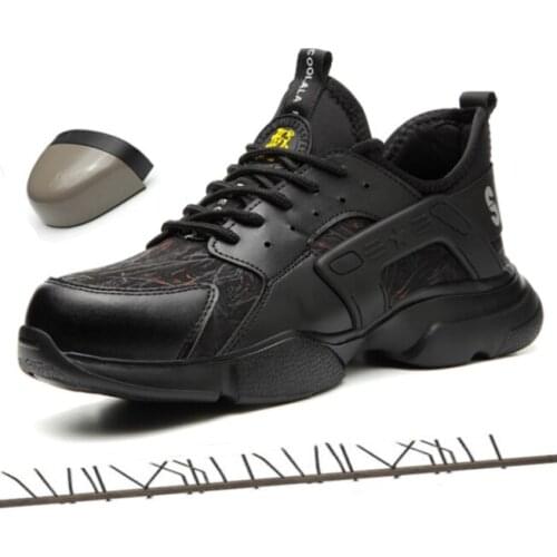 Luxury Designer Men Women Steel Toe Work Safety Shoes Mens Sneakers Anti-slip Puncture Proof Indestructible Security Boots Men