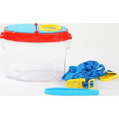 Bug Magnifier Children Insect Observation Viewer Magnify Box Educational Exploration Tool Random Color