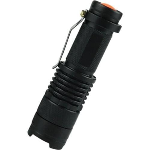 Mini Handheld Flashlight with Clip Portable Lighting Tools Emergency Gear for Outdoor Camping Fishing UD88