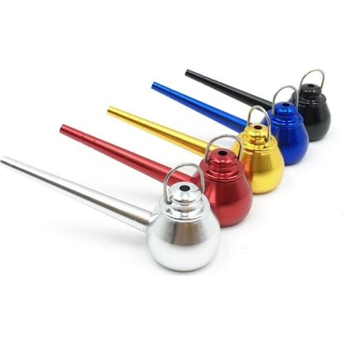 Fashion Creative Mini Teapot Pipes Portable Metal Small Smoking Pipe Tobacco Pipe Herb Mouthpiece Smoking Set Hookahs