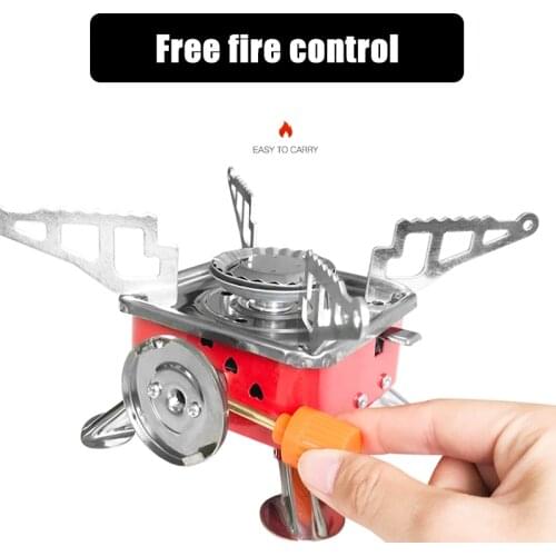 Powerful Wind proof outdoor gas for camping Picnic Cookout BBQ stove lighter tourist equipment kitchen cylinder propane grill
