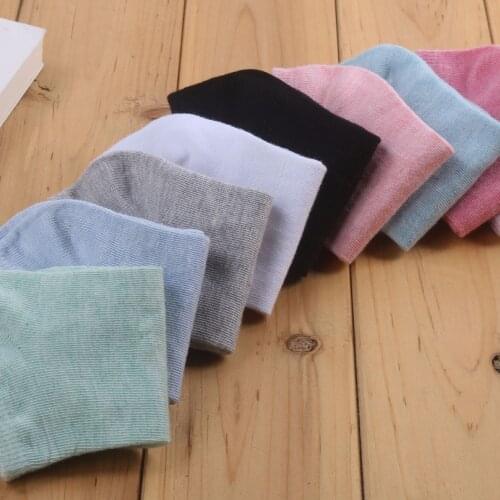 1 Pair Winter Spring Summer Autumn Women Socks Invisible Casual Cute Cotton Sock Candy Color Ankle Boat Low Cut Short Socks