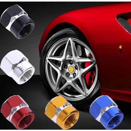 New wheel cover anti-theft aluminum automobile tire aluminum alloy color universal valve nozzle cap automobile tire valve cover