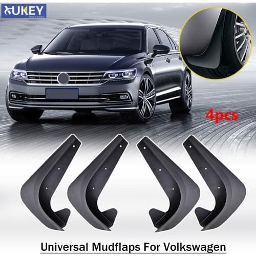 Front Rear Universal Mud Flaps Mudflaps Splash Guards Mudguards For VW Tiguan Touareg Golf + GTI 4 5 7 6 Routan Eos Phaeton CC