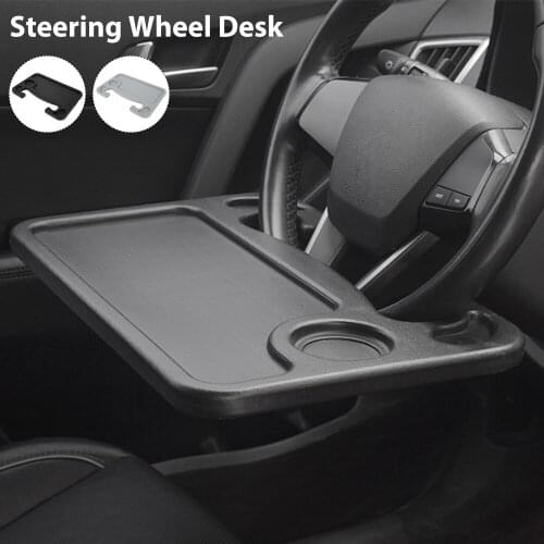 Car Table Steering Wheel Eat Work Drink Food Coffee Goods Tray Holder Laptop Computer Desk Mount Stand Car Organizer