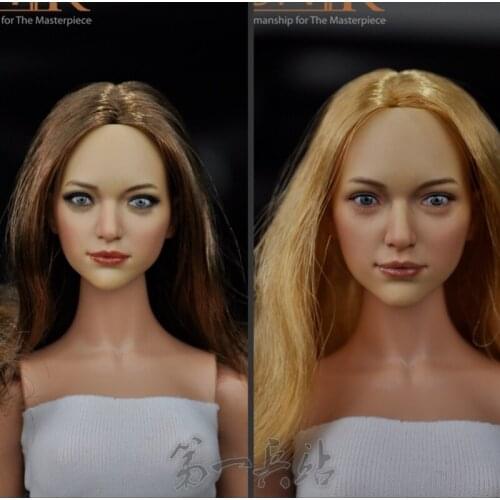 Sale Price 1/6 Soldier KUMIK KM16-22A B Gamas Wards Head Sculpture Caribbean Mermaids for 12 inch Female Doll Collectable