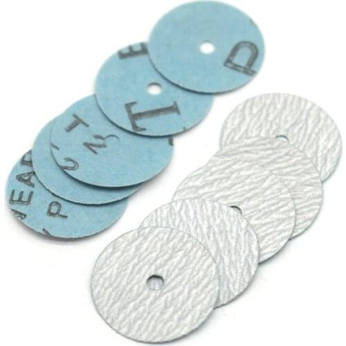 100PCS 22MM Professional Abrasive Paper Sandpaper Disc for Jewelry Polishing 320/400/600 Grit