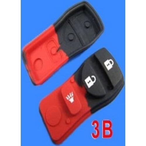 Push Button Rubber Pad For Nissan Infiniti Car Keys 3 Button
