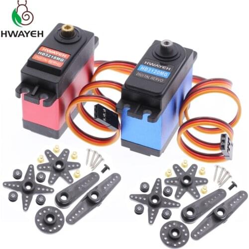 HD3218MG HD3120MG 20KG Servo Update Waterproof Servo Full Metal Gear Digital Servo Baja Servo For Baja Cars For DS3218 DS3120