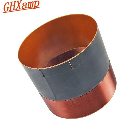 GHXAMP 89mm Subwoofer Speaker Voice Coil 500W Bass Loudspeaker Coil Kapitone Materia For 18 Inch Woofer Accessories Diy 1pc
