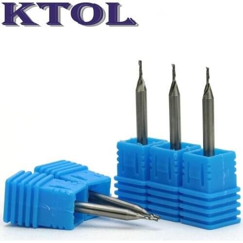 3.175x1.5x3MM One Flute Spiral End Mills for Aluminum Router Bits Cutting, 5pc/lot Tungsten Carbide Milling Cutters CNC Tool Kit