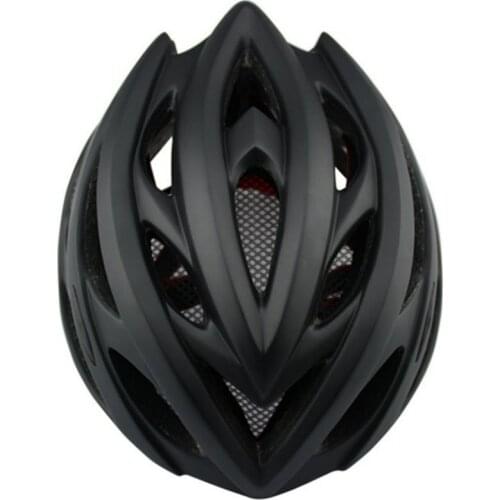Bicycle Matte Air Vents Back Light Integrally Molded Mountain Road Bike Helmet Cycling Equipment