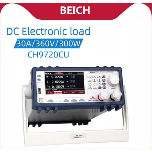 High Precision Programmable dc load Battery Tester CH9720C 300W 360V 30A CH9720B 150W DC Electronic Load DC Battery Tester