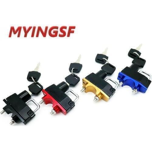 Helmet Locks For HONDA CB300F CB300R CB400F CB500F CB400X CB500X CB650F CB600F CB900F CB150R Motorcycle Handlebar Bar Clamp