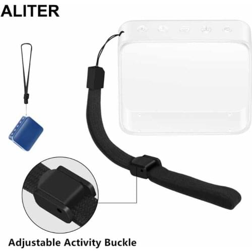 TPU Protective Skin Case Cover With Hand Strap for JBL GO 2 Bluetooth Speaker