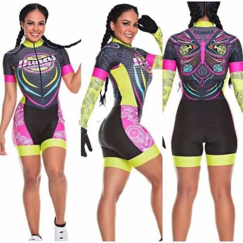 2020 Womens Triathlon Skinsuit clothes short Cycling Jersey Sets Maillot Ropa Ciclismo Macaquinho Ciclismo Feminino Jumpsuit