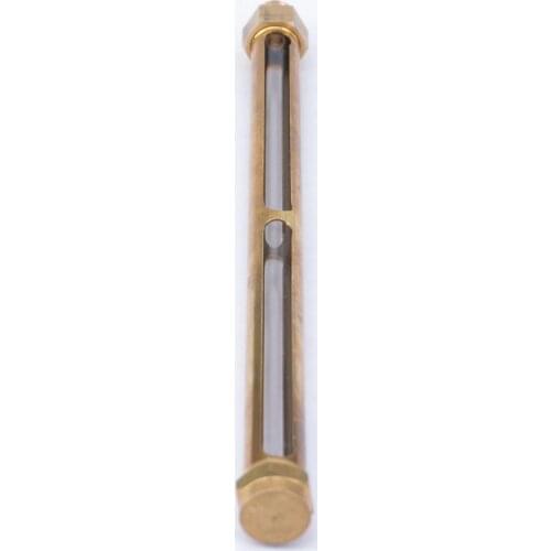 1/4" BSP 200mm Lube Devices Brass Oil Level Gauge Sight Glass For Lathes