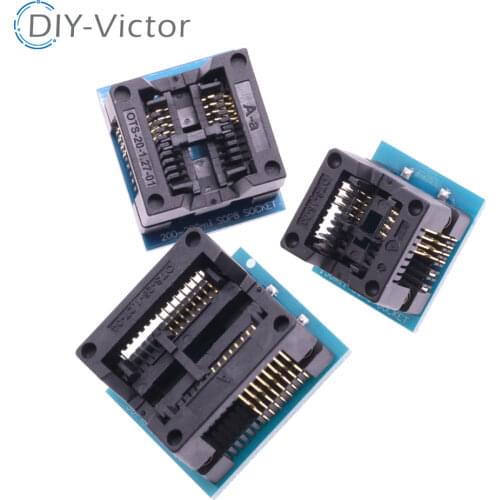 1PCS SOP16 SOP8 to DIP8 150mil 200mil 208mil 209mil adapter Socket for EZP2010 EZP2013 EZP2019 RT809F CH341A TL866 Programmer