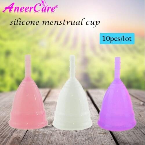 10Pcs Copa Menstrual Lady Cup For Women Menstrual Coletor Cups Feminine Hygiene De Silicone Medica Reusable Period Menstural Cup
