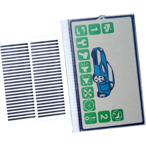 50 PCS/lot lcd display Flexible Cable Zebra Stripes for 50PCS/lot Russia starline A92 A94 lcd remote control keychain Car alarm