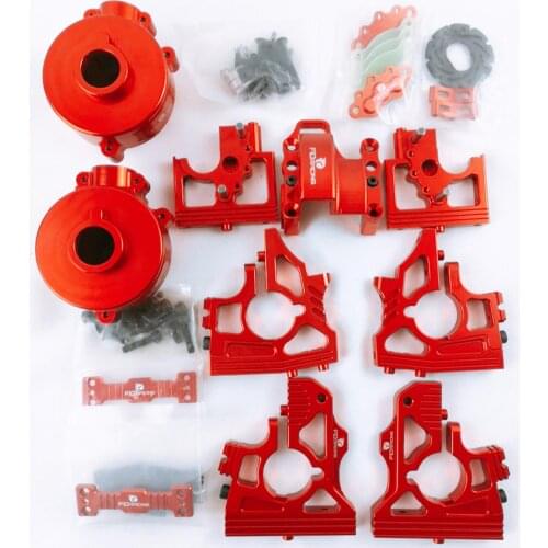 FID racing Aluminum Front +Rear centre diff bracket+ Adjustable Calipers Version +gear box for LOSI DBXL