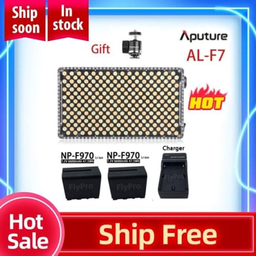 Aputure Amaran AL-F7 Color Temperature 3200-9500K CRI/TLCI 95+ Led Panel Most Versatile On-Camera LED light RBG light