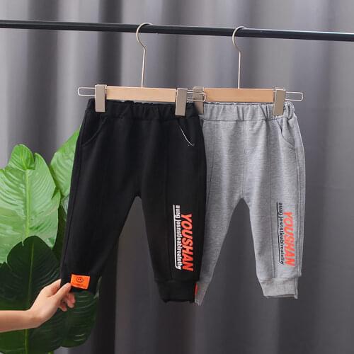 2021 Kids Cartoon Trousers Pant Fashion Girls Cotton Children Boys Cartoon Jeans Kids Sport Fashion Pants Baby Infant Clothing