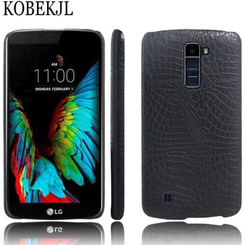 For LG K10 2016 Case LG K10 LTE Case Cover Luxury Crocodile PU Leather Phone Case For LG K10 K10LTE K430DS K430 K420N K410 Case