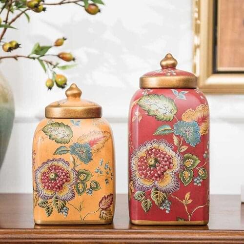 PORCELAIN HOME FURNISHINGS INTERIOR CERAMIC DECORATION RETRO STORAGE TANKS AND TWO SETS OF EQUIPMENT FOR THE GATEWAYS LU625226