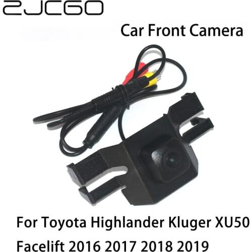 Car Front View Parking LOGO Camera Night Vision Positive Waterproof for Toyota Highlander Kluger XU50 Facelift 2016 2017 2018