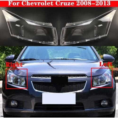 Car Front Headlight Cover For Chevrolet Cruze 2008-2013 Headlamp Lampshade Lampcover Head Lamp light glass Cover Lens Shell Caps