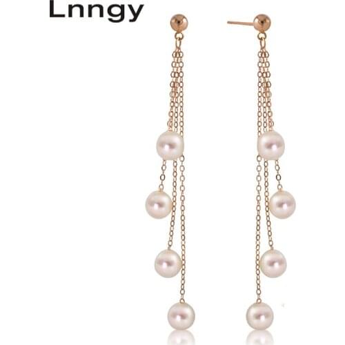 Lnngy Women's Gold Earrings