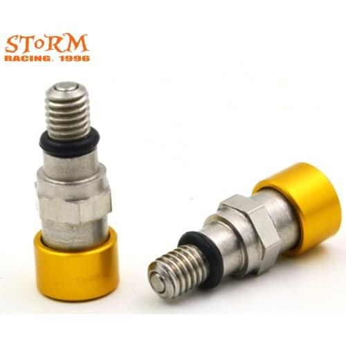 M5*0.8MM Motorcycle Aluminum Fork Bleeder Air Valve Screw For Suzuki RM85 RM125 RM250 RMZ250 RMZ450 RMX250 DR250 DRZ400 DR650