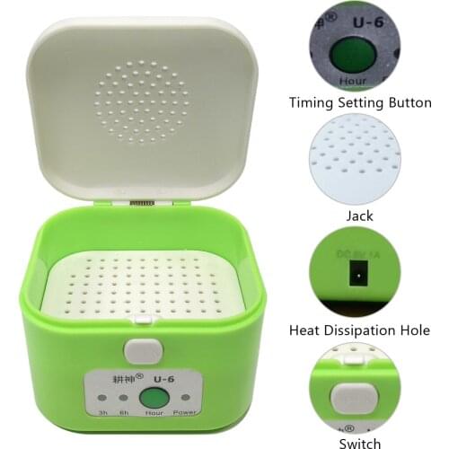 JECPP Mini Hearing Aid Storage Case Box Electric Hearing Aid Dryer Dehumidifier for Hearing Aids Headphone Electronic Jewelry