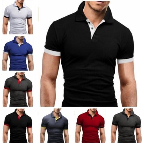 Mens Quick Drying Sport Shirts Soild Casual t Shirts Exercise Tennis Polo Shirt Plus Size Short Sleeve Shirts Men Gym Outfit 5xl
